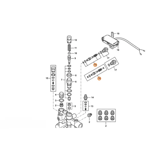 Stihl  Tłok sterujący 4788 510 0300